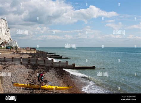 St Margarets Bay In Kent England Uk Stock Photo Alamy