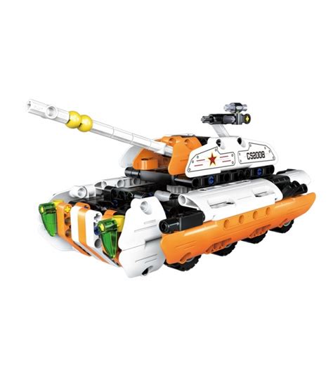 Double Eagle Cada C Whorled Tank Building Blocks Set