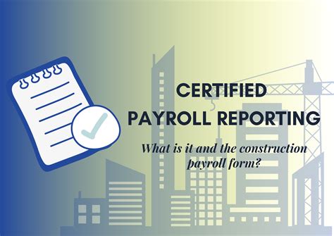 What Is Certified Payroll Reporting Prevailing Wage Consulting Llc