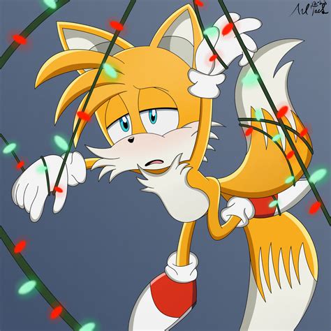 Idw Sonic Redraw Tails The Fox X Mas Lights By Andtails1 On Deviantart