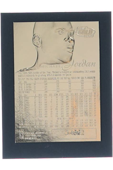 Michael Jordan Fleer Kt Gold Card Pristine Auction