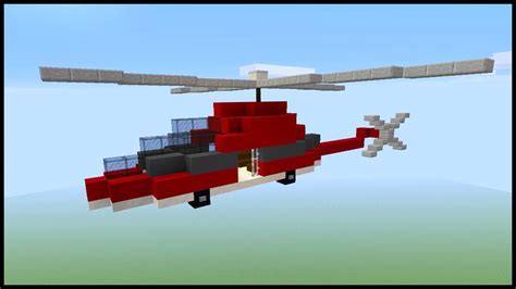 Minecraft Helicopter Schematic Minecraft: How To Build A Hel