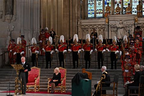 King Charles Iii Makes First Address To Uk Parliament