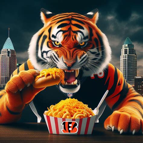 Bengals Tiger Eating Skyline Rbengals