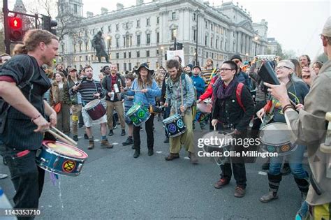 Extinction Rebellion Environmental Activists Protest While Occupying