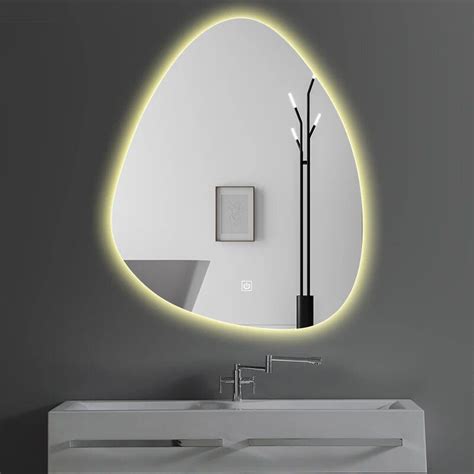 Modern Rectangular Smart Led Bathroom Mirror With Bluetooth Speaker