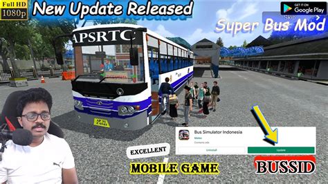 New Update Released V Bussid And Apsrtc Ultra Deluxe Bus Mod In