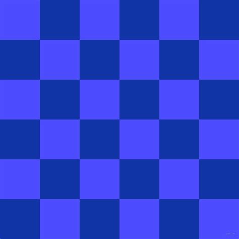 Neon Blue And Egyptian Blue Checkers Chequered Checkered Squares Blue