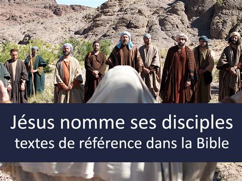 Jésus nomme ses disciples textes de références dans la Bible KT42