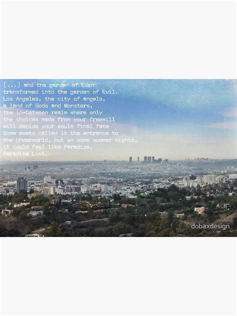 "the city of angels" Poster for Sale by dobaxdesign | Redbubble