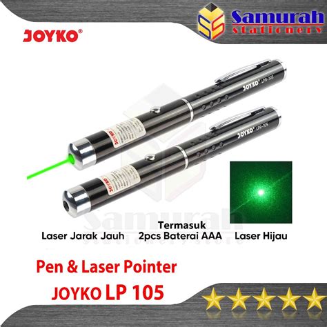 Jual Laser Pointer Joyko Lpr Sinar Hijau Jarak Jauh Green Laser