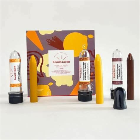 Edible Food Crayons - Seasonal Holiday Flavors Box | The Green Head