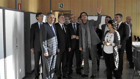 Fraga Inaugura Su Sede Judicial Y Huesca La Empezar A Construir En