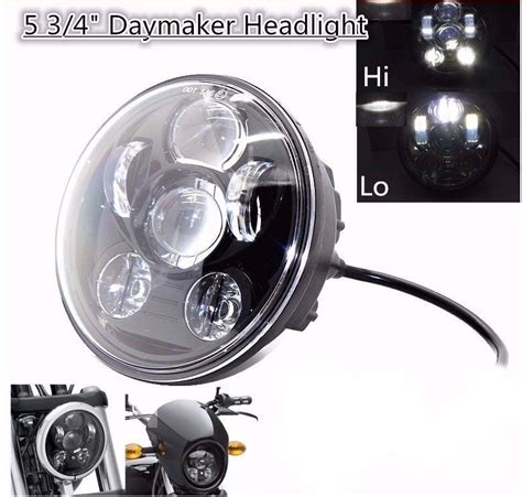 Farol Led Dianteiro Harley Sportster Hd Custom R