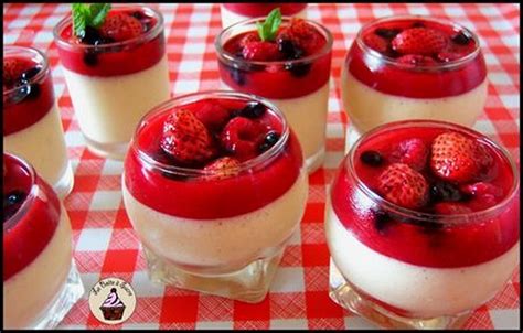 Mousse Mascarpone Vanille Au Coulis De Fruits Rouges