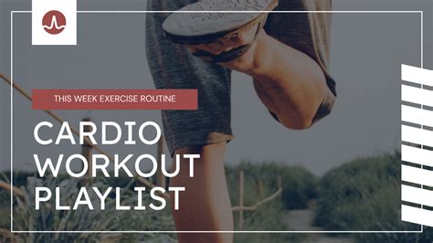 Cardio Workout Playlist Fitness Youtube Thumbnail Miniatura Do