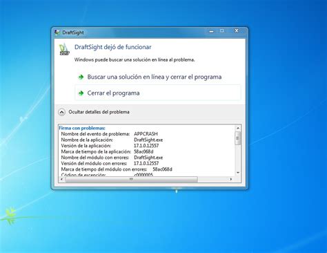 Windows Error Appcrash En Aplicaci N Draftsight Microsoft Community