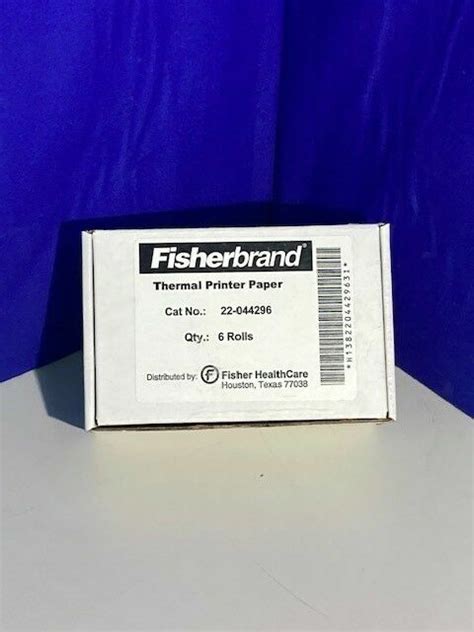 Used Fisherbrand 22 044296 Printer Paper For Sale Dotmed Listing