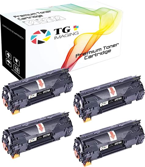 Amazon TG Imaging 4 Pack Compatible CE278A Toner Cartridge