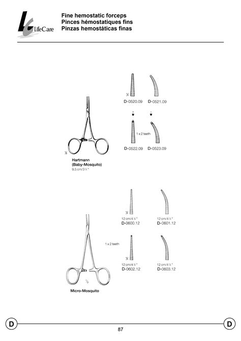 Lifecare Hemostatic Forceps