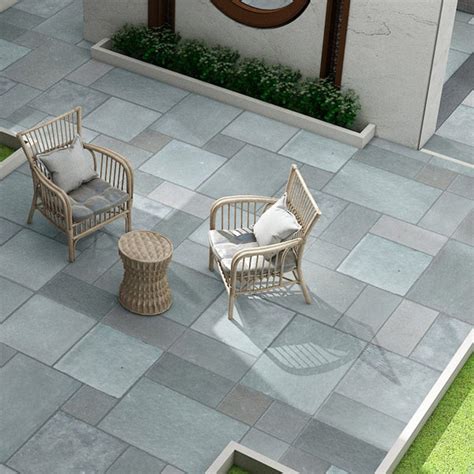 Kota Blue Limestone Natural Cleft Paving Slabs The Stone Flooring