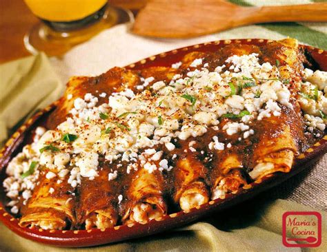 Red Chicken Enchiladas Mexican Style Cheese Cacique Inc Red