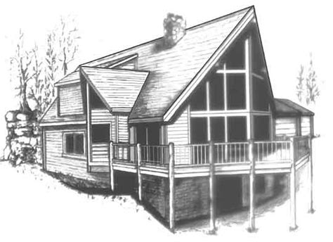 Chalet style cottage or vacation home plan from House Plans by ...