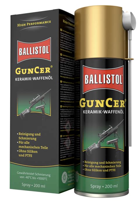 Ballistol Guncer Keramik Waffenöl Spray 200ml Dhnetworkch