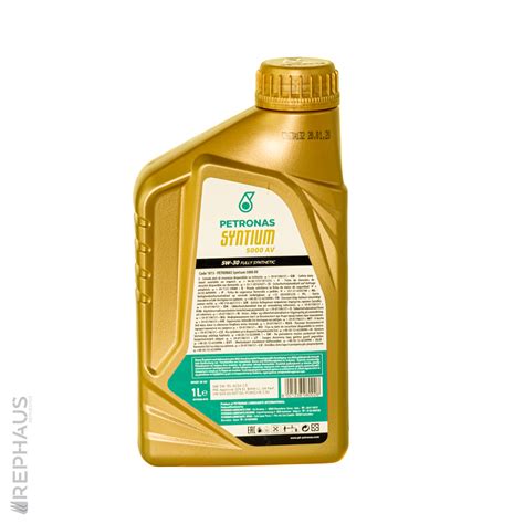 Aceite 5w30 Sintético Petronas Syntium 5000 AV 1 LT Rephaus Repuestos