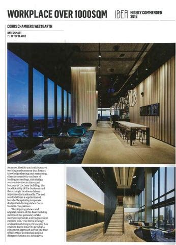 Corrs Chambers Westgarth Inside Idea Awards Issue Nov By Bates