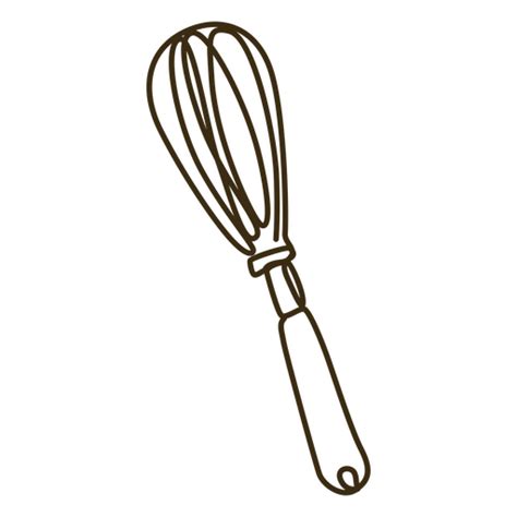 Continuous Line Whisk Png And Svg Design For T Shirts