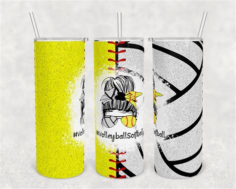 20 Oz Skinny Tumbler Sublimation Design Template Download Png Etsy