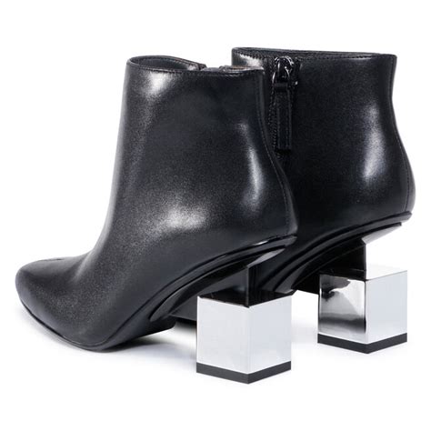 Botki United Nude Cube Bootie Mid 1056701149 Black Eobuwie Pl