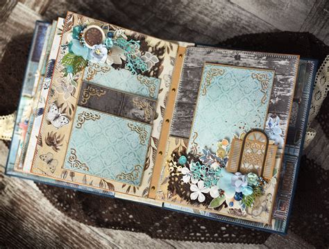 Scrapbook Album Premade Scrapbook Handmade Album Handmade Etsy