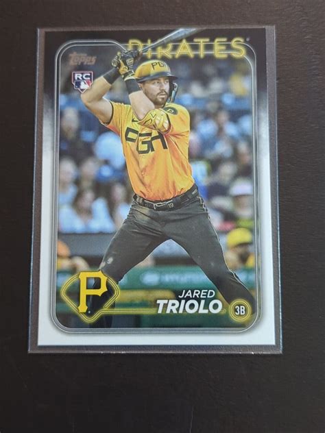 Jared Triolo Topps Series Rookie Card Rc Pittsburgh