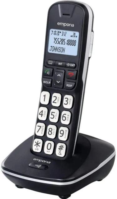 EMPORIA GD61 ANALOG Festnetz DECT Fritzbox Schnurlos Senioren