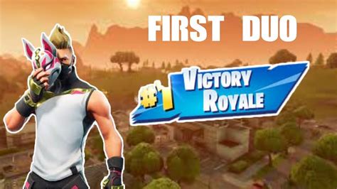 [eng]fortnite First Duo Victory Royale Youtube