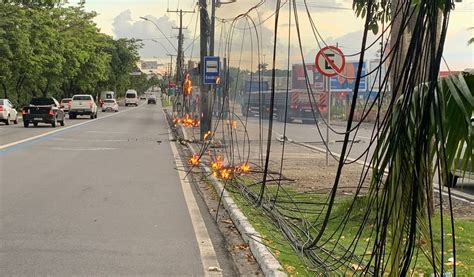 Fia O Pega Fogo Assusta Popula O E Deixa Bairros Sem Energia Em