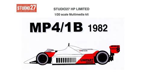 McLaren MP4/1B Formula 1 World Championship 1982 1/20