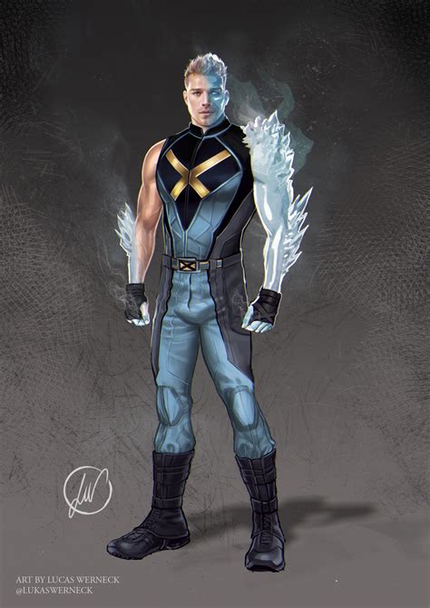 Lucas Werneck Ice Man Marvel Cinematic Universe Concept