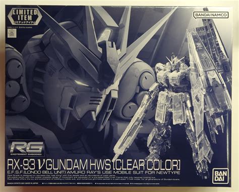 Bandai Spirits バンダイナムコ版 Rg 機動戦士ガンダム 逆襲のシャア Msv 【νガンダムhws クリアカラーνgundam