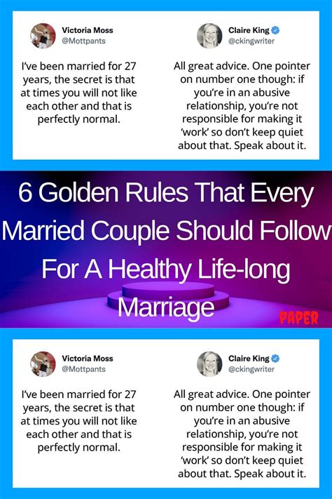 6 Golden Rules That Every Married Couple Should Follow For A Healthy