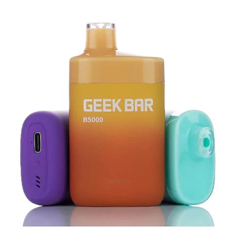 Geek Bar B5000 Puffs Disposable Vape Wholesale 1 Box 10pcs Strawberry Watermelon Bubblegum