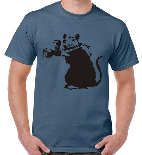 Banksy Paparazzi Rat Paparatsy T Shirt T Shirt Shirts Mens Tops