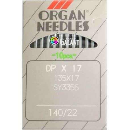 Industrial Machine Needles ORGAN DPx17 140 22 10pcs Card ORGAN