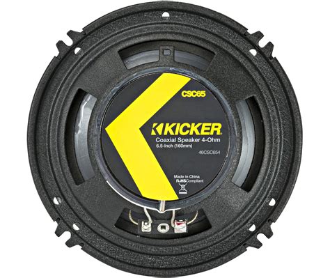 Kicker Csc65 Cs Series 6 5 Inch 300 Watt 4 Ohm 2 Way Car Audio Coaxial