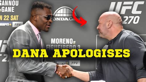 Dana White Apologizes For Erasing Francis Ngannou From Ufc Content