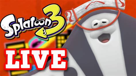 LIVE Splatoon 3 Splatfest Team Save The Day Splatoon 3 Gameplay