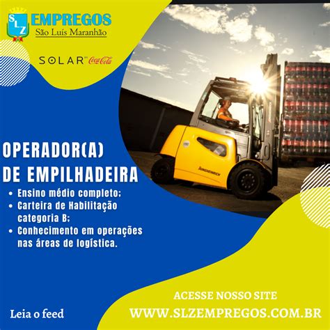 Operador A De Empilhadeira Slz Empregos