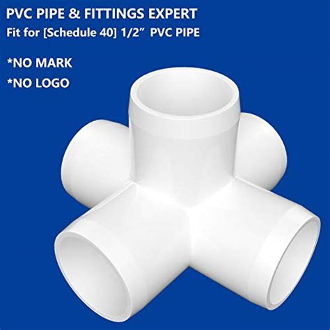 Letsfix 5 Way 1 2 Inch Pvc Elbow Fittings Diy Pvc Connectors And Joints Furniture Grade For Pvc